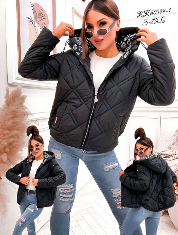 Kurtki damskie cienki Roz S-2XL, 1 Kolor Paczka 5 szt 1